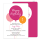 Pink Birthday Balloons Invitations Image 9 of 10